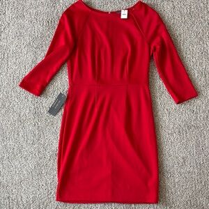 The Limited Vibrant Red Mid Sleeve Dress - NWT!